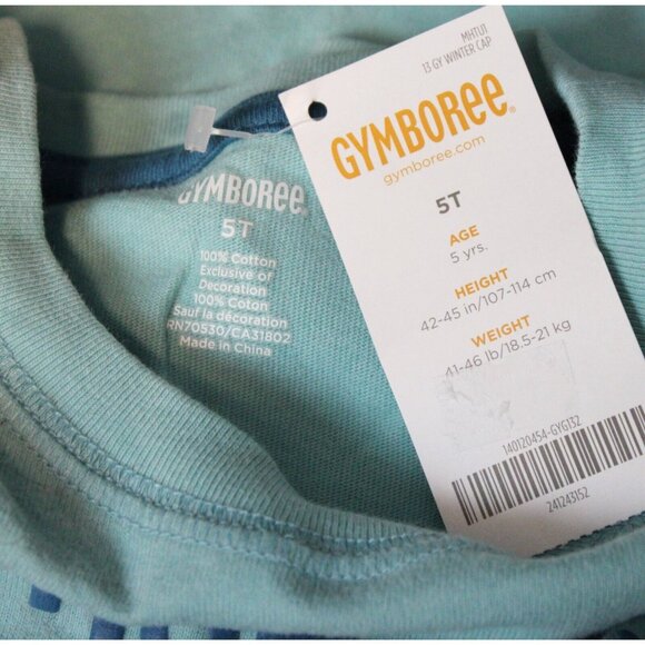 2013 Gymboree Animal Party Shirt sz 5T NWT Boys Teal Fox Mommy's Little Cub - Picture 4 of 4